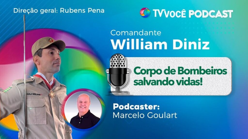 Comandante Wiliam Diniz do Corpo De Bombeiro